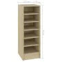 Sonoma Schuhschrank aus Eichensperrholz 31,5x35x90 cm von vidaXL, Schuhregale und Schuhorganisatoren - Ref: Foro24-809002, Pr...