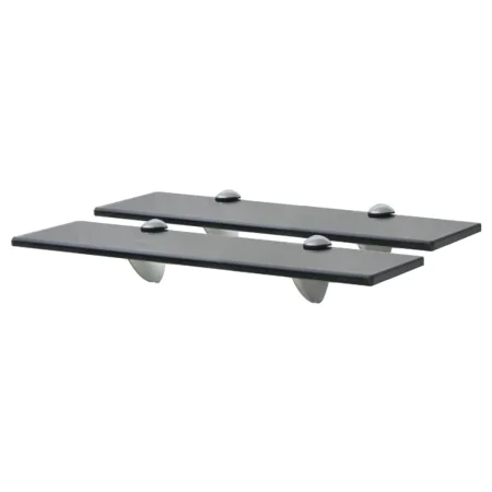 Floating shelves 2 units glass 8 mm 40x10 cm by vidaXL, Shelves and shelves - Ref: Foro24-3051503, Price: 23,33 €, Discount: %