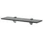 Floating shelves 2 units glass 8 mm 40x10 cm by vidaXL, Shelves and shelves - Ref: Foro24-3051503, Price: 23,33 €, Discount: %