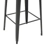 3-piece black steel high table and stools set by vidaXL, Furniture sets for kitchens and dining rooms - Ref: Foro24-276849, P...