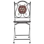 Bistro table and chairs 3-piece set with terracotta ceramic mosaic. by vidaXL, Garden sets - Ref: Foro24-279689, Price: 220,9...