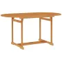 Garden dining set 5 pieces solid teak wood by vidaXL, Garden sets - Ref: Foro24-3059527, Price: 605,46 €, Discount: %