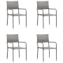 5-Piece Gray Synthetic Rattan Garden Dining Set by vidaXL, Garden sets - Ref: Foro24-3059443, Price: 280,05 €, Discount: %