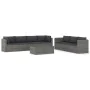 8-piece garden sofa set and gray synthetic rattan cushions by vidaXL, Garden sets - Ref: Foro24-3059494, Price: 794,73 €, Dis...