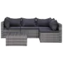 8-piece garden sofa set and gray synthetic rattan cushions by vidaXL, Garden sets - Ref: Foro24-3059494, Price: 794,73 €, Dis...