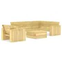 Garden furniture set 3 pieces impregnated pine wood by vidaXL, Garden sets - Ref: Foro24-3053192, Price: 639,33 €, Discount: %