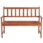 Garden bench with cushion solid acacia wood 120 cm by vidaXL, garden benches - Ref: Foro24-3063780, Price: 176,24 €, Discount: %