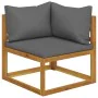 Garden furniture 8 pcs cushions solid acacia wood by vidaXL, Garden sets - Ref: Foro24-3057614, Price: 780,33 €, Discount: %