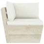 2-seater garden pallet sofa with fir wood cushions by vidaXL, Garden sets - Ref: Foro24-3063386, Price: 211,62 €, Discount: %