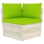 4-seater garden pallet sofa with fir wood cushions by vidaXL, Garden sets - Ref: Foro24-3063455, Price: 387,50 €, Discount: %