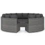 8-piece garden sofa set and gray synthetic rattan cushions by vidaXL, Garden sets - Ref: Foro24-3064903, Price: 868,21 €, Dis...