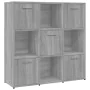 Sonoma gray plywood shelving 90x30x90cm by vidaXL, Bookcases and shelves - Ref: Foro24-815550, Price: 100,21 €, Discount: %