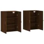 Wall cabinets 2 units oak brown 69.5x34x90 cm by vidaXL, Sideboards - Ref: Foro24-3195602, Price: 133,44 €, Discount: %