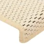 Selbstklebende Sisal-Stufenmatte 15 Stück creme 65x21x4 cm von vidaXL, Treppenmatten - Ref: Foro24-326893, Preis: 94,05 €, Ra...