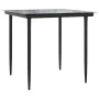 Garden dining set 3 pieces steel and black textilene by vidaXL, Garden sets - Ref: Foro24-3200734, Price: 169,47 €, Discount: %