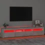 TV cabinet with LED lights concrete gray 210x35x40 cm by vidaXL, TV Furniture - Ref: Foro24-3152733, Price: 120,50 €, Discoun...