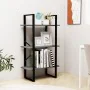 Gray pine solid wood storage shelf 60x30x105 cm by vidaXL, Bookcases and shelves - Ref: Foro24-806514, Price: 41,02 €, Discou...