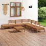 Gartenmöbel-Set 8-teilig aus massivem Kiefernholz honigbraun von vidaXL, Gartensets - Ref: Foro24-3082655, Preis: 394,73 €, R...