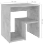 Concrete gray plywood bedside table 40x30x40 cm by vidaXL, Nightstands - Ref: Foro24-806336, Price: 28,52 €, Discount: %