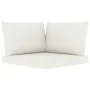 5-piece garden furniture set and cream cushions by vidaXL, Garden sets - Ref: Foro24-3067370, Price: 336,79 €, Discount: %