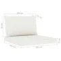 5-piece garden furniture set and cream cushions by vidaXL, Garden sets - Ref: Foro24-3067370, Price: 336,79 €, Discount: %