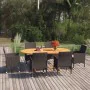 7-teiliges Garten-Esszimmerset aus synthetischem Rattan, braun von vidaXL, Gartensets - Ref: Foro24-3070754, Preis: 659,03 €,...