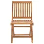 Folding garden chairs 8 pcs solid teak wood with cushions by vidaXL, Garden chairs - Ref: Foro24-3072879, Price: 732,13 €, Di...