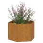 Rusted Corten steel planter 60x60x45 cm by vidaXL, Pots and planters - Ref: Foro24-823675, Price: 58,82 €, Discount: %