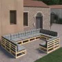 12-piece garden furniture set with solid pine wood cushions by vidaXL, Garden sets - Ref: Foro24-3077234, Price: 1,00 €, Disc...