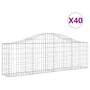 Gabionenkörbe 40 Stück Bogenform Eisen 200x30x60/80 cm von vidaXL, Töpfe und Pflanzgefäße - Ref: Foro24-3145406, Preis: 2,00 ...