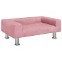 Kindersofa aus rosa Samt, 70 x 45 x 26,5 cm von vidaXL, Baby- und Kleinkindmöbel - Ref: Foro24-3196332, Preis: 65,59 €, Rabat...