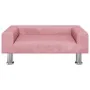 Kindersofa aus rosa Samt, 70 x 45 x 26,5 cm von vidaXL, Baby- und Kleinkindmöbel - Ref: Foro24-3196332, Preis: 65,59 €, Rabat...