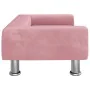 Kindersofa aus rosa Samt, 70 x 45 x 26,5 cm von vidaXL, Baby- und Kleinkindmöbel - Ref: Foro24-3196332, Preis: 65,59 €, Rabat...