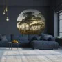 WallArt Umbrella Pines in Italy Wallpaper Circle 190 cm by WallArt, Painted paper - Ref: Foro24-440359, Price: 34,10 €, Disco...