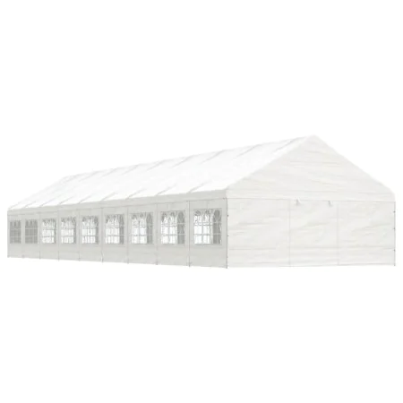 Pavillon mit weißem Polyethylendach 20,07 x 5,88 x 3,75 m von vidaXL, Zelte und Pavillons - Ref: Foro24-3155501, Preis: 1,00 ...