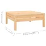 Garden furniture set 10 pieces solid pine wood by vidaXL, Garden sets - Ref: Foro24-3083384, Price: 431,75 €, Discount: %