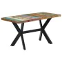 Recycled solid wood dining table 140x70x75 cm by vidaXL, Kitchen and dining tables - Ref: Foro24-247439, Price: 246,68 €, Dis...