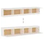 Wandschrank 2 Stk. massives Kiefernholz weiß 100x30x35cm von vidaXL, Regale und Regale - Ref: Foro24-813468, Preis: 111,99 €,...