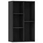 Black plywood shelving/sideboard 50x25x80 cm by vidaXL, Bookcases and shelves - Ref: Foro24-800163, Price: 45,10 €, Discount: %