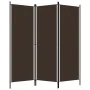 Brown 3-panel room divider screen 150x180 cm by vidaXL, Room dividers - Ref: Foro24-320716, Price: 37,01 €, Discount: %