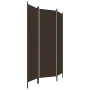 Brown 3-panel room divider screen 150x180 cm by vidaXL, Room dividers - Ref: Foro24-320716, Price: 37,01 €, Discount: %