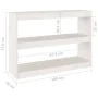 White pine wood shelf/space divider 100x30x71.5 cm by vidaXL, Bookcases and shelves - Ref: Foro24-808209, Price: 65,88 €, Dis...