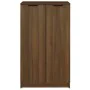 Shoe cabinet made of brown oak plywood, 59x35x100 cm by vidaXL, Shoe racks and shoe organizers - Ref: Foro24-817110, Price: 1...