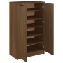 Shoe cabinet made of brown oak plywood, 59x35x100 cm by vidaXL, Shoe racks and shoe organizers - Ref: Foro24-817110, Price: 1...