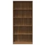 5-stufiges Regal aus braunem Eichensperrholz, 80 x 24 x 175 cm von vidaXL, Bücherregale und Regale - Ref: Foro24-815395, Prei...