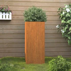 Corten steel planter 32x29x75 cm by vidaXL, Pots and planters - Ref: Foro24-821553, Price: 61,12 €, Discount: %