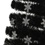 Christmas tree snowflakes LED fiber optic black 240 cm by vidaXL, Christmas trees - Ref: Foro24-328465, Price: 152,47 €, Disc...