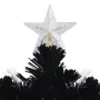 Christmas tree snowflakes LED fiber optic black 240 cm by vidaXL, Christmas trees - Ref: Foro24-328465, Price: 152,47 €, Disc...