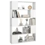 Engineered wood glossy white bookend by vidaXL, Bookcases and shelves - Ref: Foro24-809203, Price: 91,65 €, Discount: %