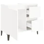 Badezimmerschrank aus weißem Sperrholz 65x33x60 cm von vidaXL, Badezimmermöbel - Ref: Foro24-819828, Preis: 67,19 €, Rabatt: %